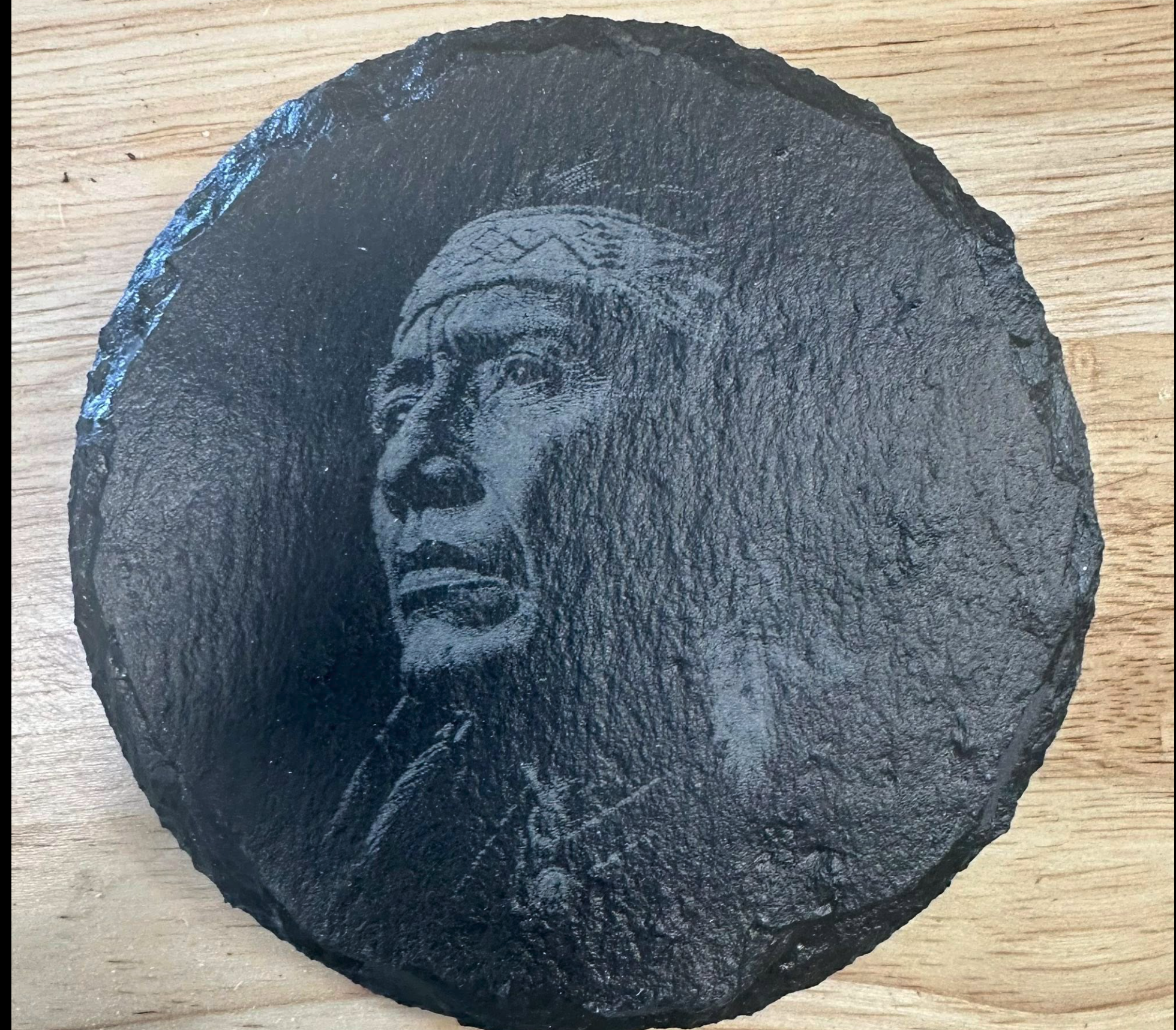 Custom Portrait Slate Coasters